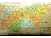 Nástěnná mapa - Maďarsko